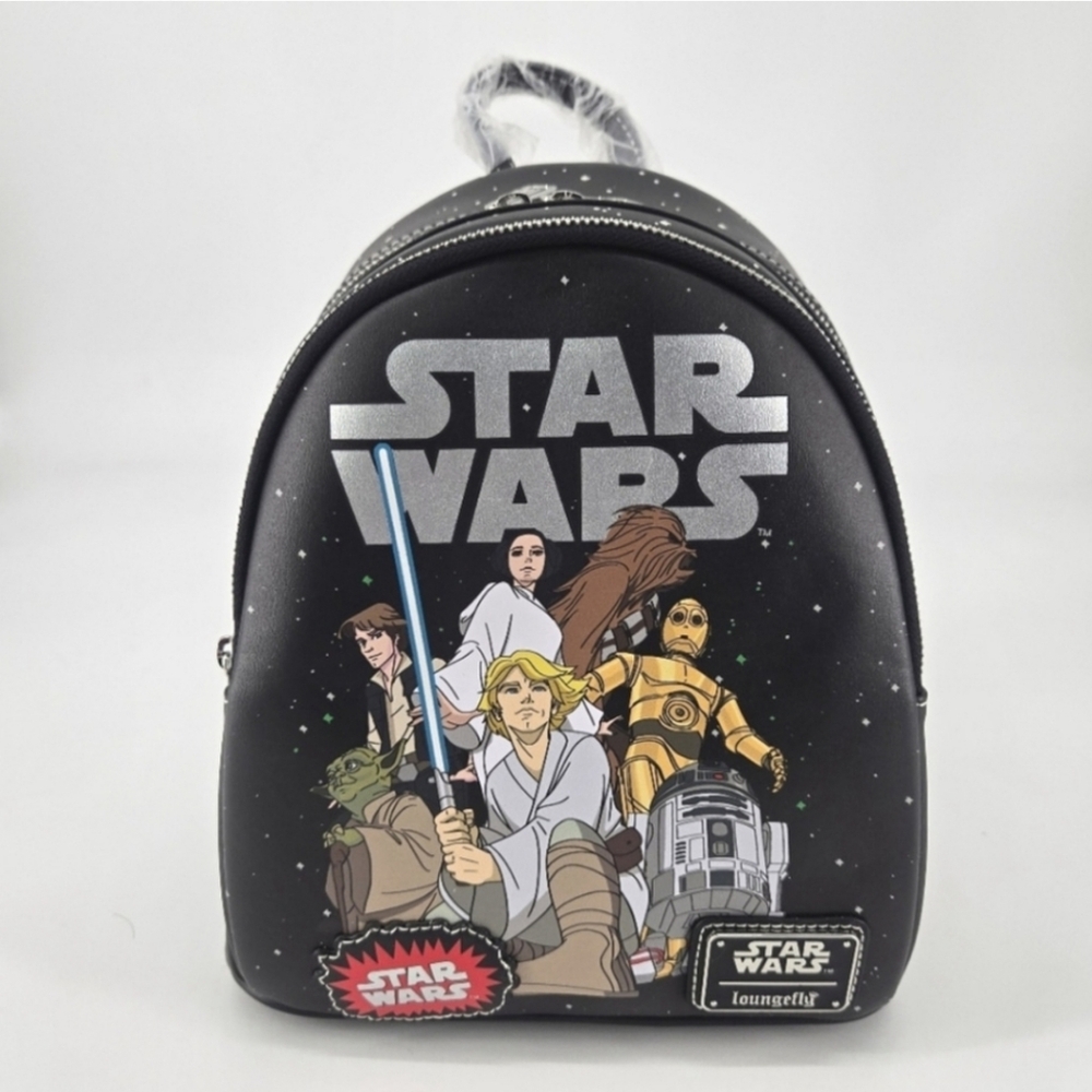 Disney Parks Star Wars Glow-in-the-Dark Loungefly Mini Backpack – New with Tag